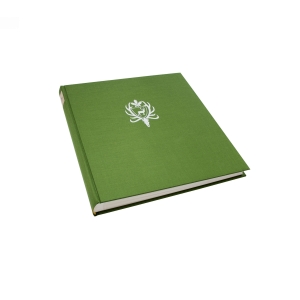 Jagd Fotoalbum 30x31cm 60 S Weiss Leinen Grun Classic Line Artikelsortiment